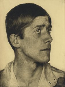 Oskar Kokoschka portréja, 1920.