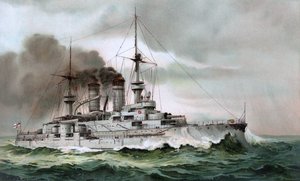 S.M. Zähringen csatahajó alkotó: Hugo Graf