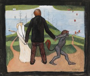 Az útkereszteződésnél alkotó: Hugo Simberg
