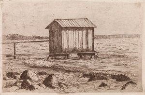 Fürdőkabin alkotó: Hugo Simberg