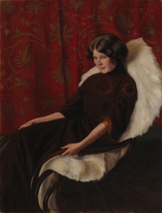 A hintaszékben, Anni Bremer alkotó: Hugo Simberg