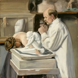 Viktor Malmberg portréja alkotó: Hugo Simberg