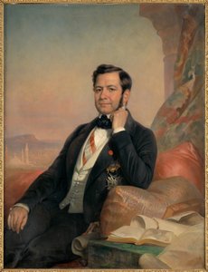 Ferdinand de Lesseps portréja alkotó: Hugues Foureau