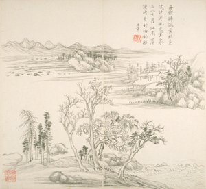 Album Régi mesterek és versek után (album (10 lap), tinta papíron)