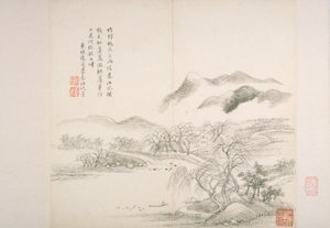 Album Régi mesterek és versek után (album (10 lap), tinta papíron)
