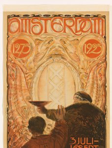 Az Amszterdam 1275-1925 című kiállítás plakátja Amszterdam 1275 1925 (cím a tárgyon)