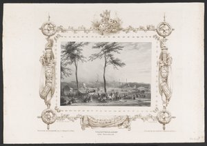 Vásári és egyéb mulatságok, 1836 Nyilvános szórakozás a Sterrenboschban / 1836. június 17. (cím a tárgyon) Tányérok az Utrechtsche Hogeschool második centenáriumának megünnepléséről, 1836 (sorozat címe)