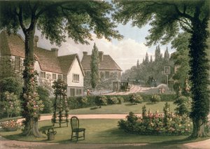 Kilátás a saját házamból Essexben (utána) a "Fragments on theory and Practice of Landscape Gardening" című kocsmából. 1816 (színes litó) (lásd még: 103915)