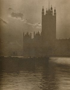 „A kőszentély, amely lefedi London parlamenti dobogó szívét”, 1935. alkotó: Huson