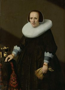 Geertruyd Reael, Philips Denijs feleségének portréja alkotó: Huygh Pietersz Voskuyl