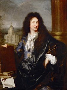 Jules Hardouin-Mansart portréja 1646-1701 alkotó: Hyacinthe Francois Rigaud