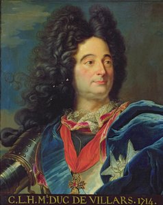 Louis-Claude-Hector (1652-1734) Villars hercegének portréja, 1714