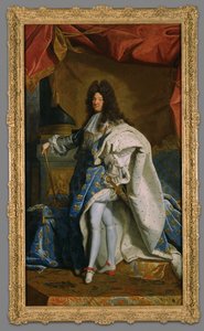 XIV. Lajos portréja alkotó: Hyacinthe Rigaud