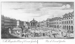 Covent Garden perspektivikus képe alkotó: I. (after) Maurer