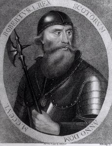 I. Róbert skót király (1274-1329) portréja, amelyet E. Harding vésett, 1797. november 1. alkotó: I Herbert