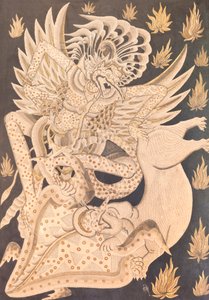 A garuda madár alkotó: I Made Geriya