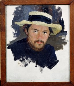 Önarckép (Önarckép). Jakov Jakovlevich Kalinichenko (1869-1938) festménye, olaj, vászon alkotó: Iakov Kalinichenko