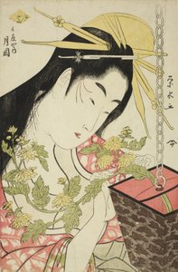 A hyogoyai Tsukioka udvarhölgye, 1797 körül