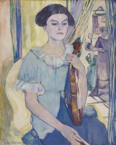 Hegedűművész. 1906