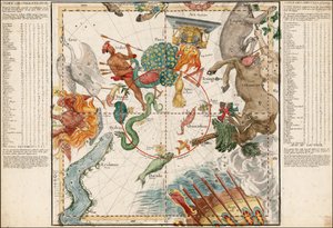 A déli félteke 1690-es égi térképe Ignace Gaston Pardies tollából. alkotó: Ignace-Gaston Pardies