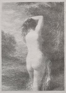 Fürdős állva, 1899. alkotó: Ignace Henri Jean Fantin Latour