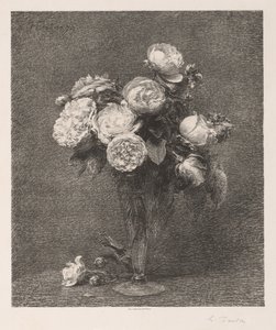 Csokor rózsa, 1879. alkotó: Ignace Henri Jean Fantin Latour