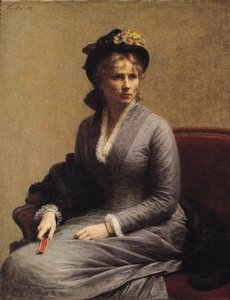 Charlotte Dubourg (1850-1921) 1882 alkotó: Ignace Henri Jean Fantin Latour