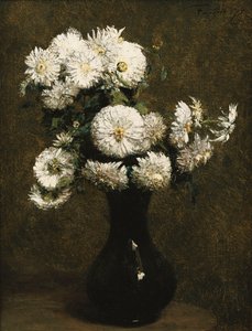 krizantém; Krizantém, 1871 alkotó: Ignace Henri Jean Fantin Latour
