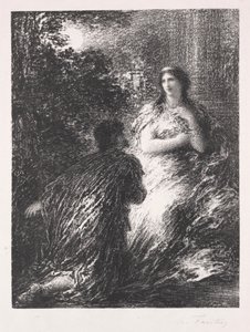 Duó a Les Troyensből, 1894-1895. alkotó: Ignace Henri Jean Fantin Latour