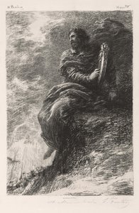 Harolde a hegyekben, 1884. alkotó: Ignace Henri Jean Fantin Latour