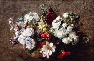 Vegyes csokor alkotó: Ignace Henri Jean Fantin Latour