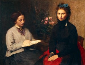 Olvasás alkotó: Ignace Henri Jean Fantin Latour