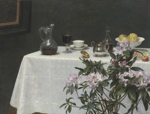 Csendélet: Asztalsarok, 1873 alkotó: Ignace Henri Jean Fantin Latour