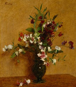 Édes borsó; Édes borsó, 1888 alkotó: Ignace Henri Jean Fantin Latour