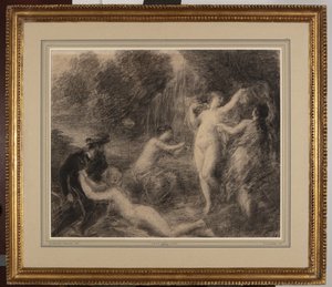 Tannhaüser au Venusberg (kréta papíron) alkotó: Ignace Henri Jean Fantin Latour