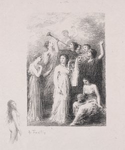 A vak. alkotó: Ignace Henri Jean Fantin Latour