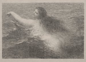 A vízi zseni, 1896. alkotó: Ignace Henri Jean Fantin Latour