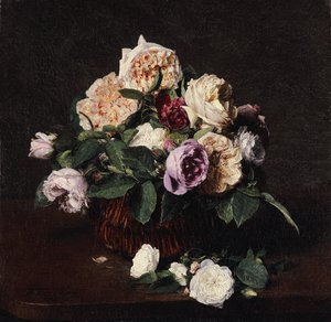 Virágváza, 1876 alkotó: Ignace Henri Jean Fantin Latour