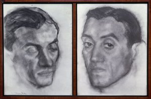 RAMON PEREZ DE AYALA (1888–1962) SPANYOL ÍRÓ ÉS ÚJSÁGÍRÓ PORTRÉJA – RAJZ – 1914 GENERÁCIÓJA alkotó: Ignacio Zuloaga