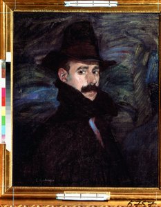Önarckép. Ignacio Zuloaga y Zabaleto (1870-1945) festménye. Olaj, vászon, 76 x 65 cm. spanyol művészet. Puskin Szépművészeti Múzeum, Moszkva. alkotó: Ignacio Zuloaga y Zabaleta