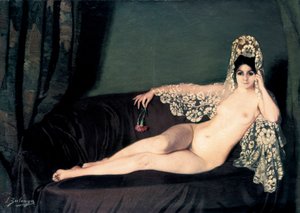 "Női akt" - Anna princesse Brancoveanu (Brancovan) grófnő portréja