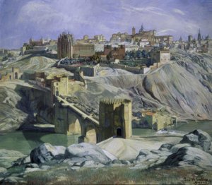 TOLEDO VILÁGOS TÁJ - 1932 - O / L - 88X101 CM