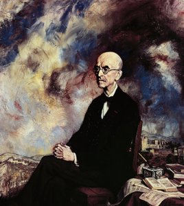 Manuel de Falla spanyol zeneszerző portréja (Cadiz alkotó: Ignacio Zuloaga y Zabaleta