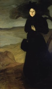 VALENTINE DETHOMAS PORTRÉ - 1894/95 - O / L - 200X120 CM alkotó: Ignacio Zuloaga y Zabaleta