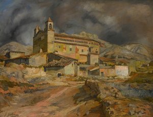 A maluendai templom A maluendai templom, c. 1924.