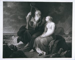Ossian és Malvina alkotó: Ignaz Rungaldier