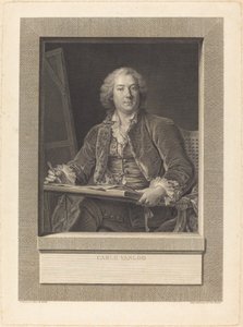 Carle Vanloo alkotó: Ignaz Sebastian Klauber after Pierre Le Sueur