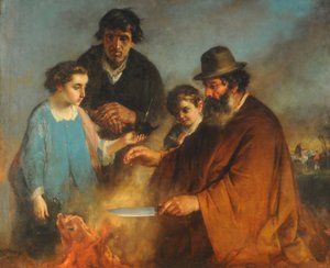 The Roast, 1871 körül (olaj, vászon) alkotó: Ignazio Manzoni