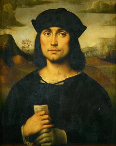 Evangelista Scappi portréja (tempera fán)