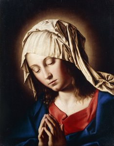 Madonna imában,